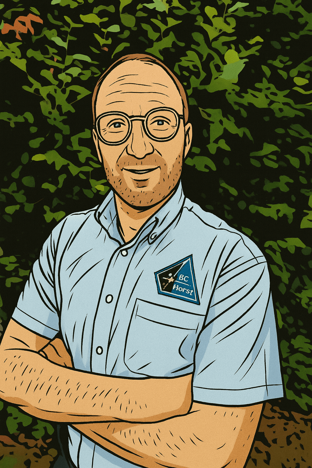 Porträt von Manuel Middrup, Kassierer